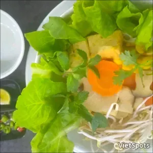 Combo Mì Quảng Chay Sữa Chua Xoài