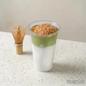 코코넛 밀크 말차 크림