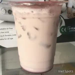 Trà sữa vị khoai môn