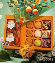 ชุดกล่องขนมไหว้พระจันทร์ 4 ชิ้น