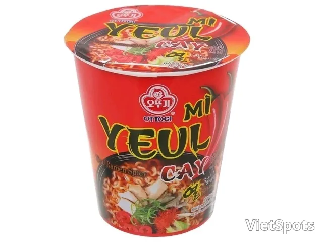 Mì ly ăn liền Ottogi mì YEUL cay 62g