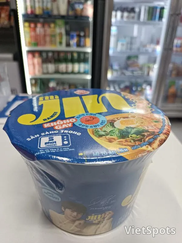 Mì tôm Jin không cay bát 110g vn