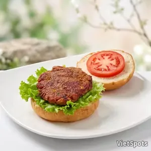 素牛肉漢堡