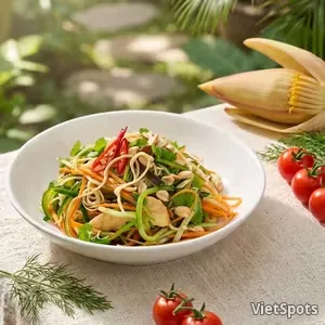 香蕉花涼拌