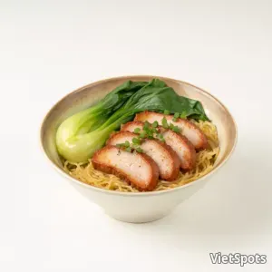 บะหมี่แห้งหมูแดง