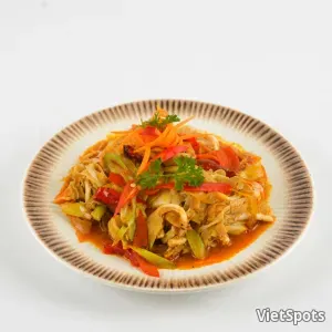 ผ้าขี้ริ้วผัดเผ็ด