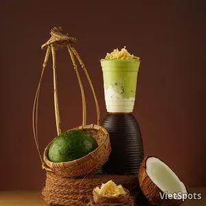Bơ Dừa Non