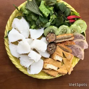 cb bún đậu thập cẩm +pepsi