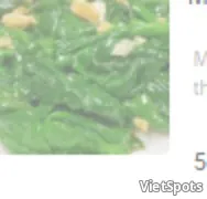 Шпинат с чесноком
