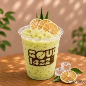 Ice- blend grapes& kiwi
