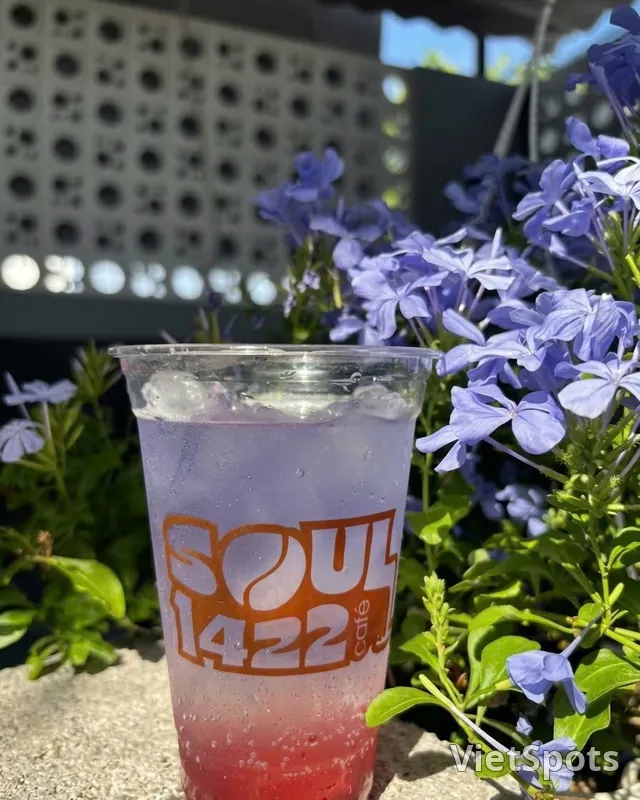 Soda dâu biếc
