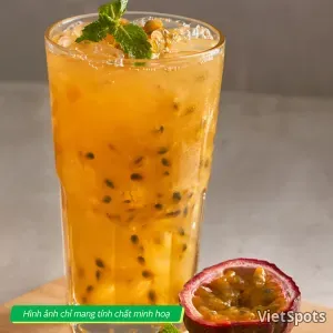 Trà sữa chanh dây full thạch
