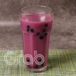 Trà sữa nho full thạch