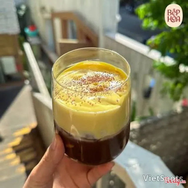 Cà phê muối lava trứng