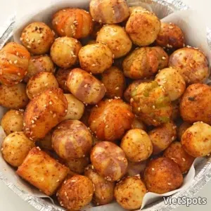 Рыбные шарики в остро-пряной посыпке