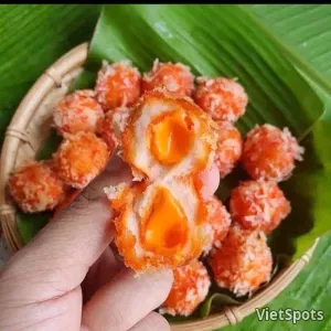 Морские шарики с майонезным соусом (3 шт)