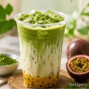 Матча латте маракуйя