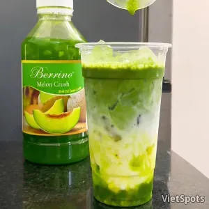 Матча латте дыня