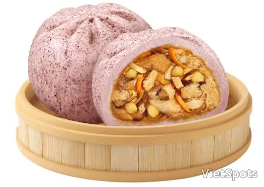 玄米・蓮の実の精進まん