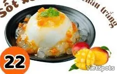 망고 소스 두부 (흰 버블)
