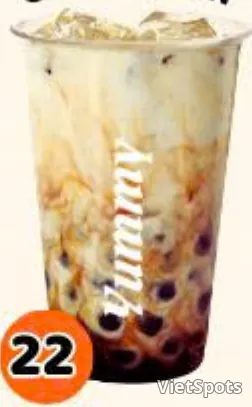 흑당 버블 생우유