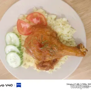 烤鸡腿饭