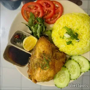 烤鸡腿肉饭