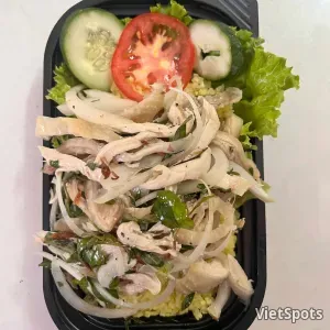 श्रेडेड चिकन राइस
