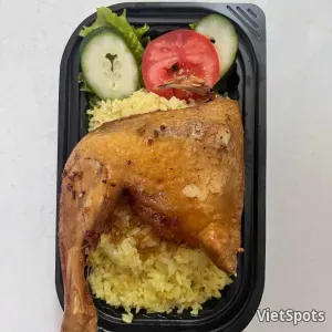 रोस्ट चिकन राइस