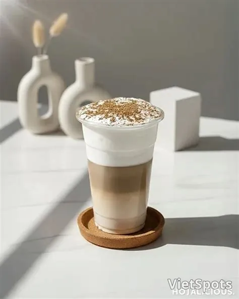 Houjicha Egg Cream