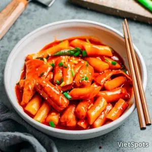 कोरियन फिश केक तोकबोक्की