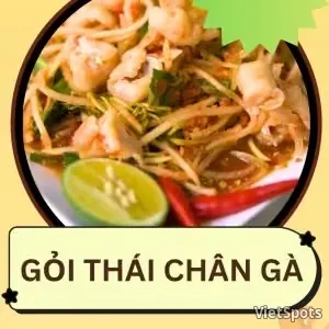 थाई स्टाइल चिकन फीट सलाद