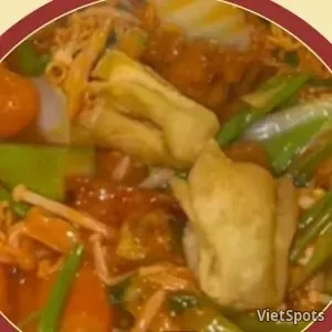 चीज़ सॉस फिश बॉल