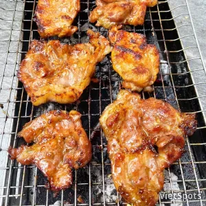 グリルリブ卵ご飯
