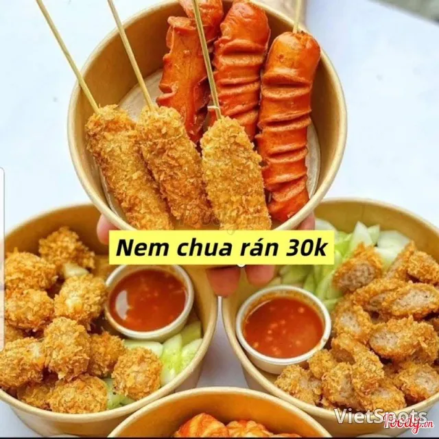 แหนมทอด
