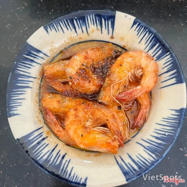 กุ้งผัดน้ำปลา
