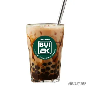 흑당 버블 밀크티