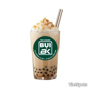 볶은쌀 밀크티