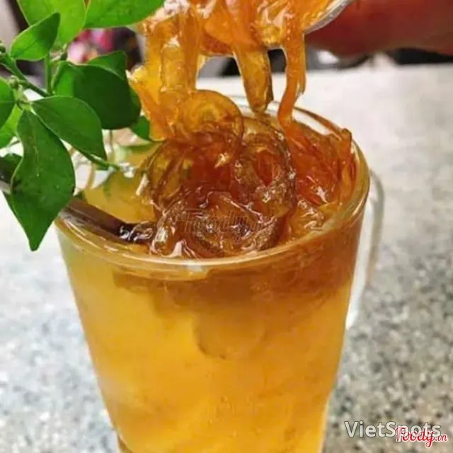 꿀 절임 낑깡 음료