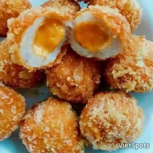 ลูกชิ้นซีฟู้ดซอสมายองเนส 10 ชิ้น