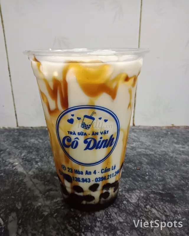 นมสดไข่มุกน้ำตาลดำ