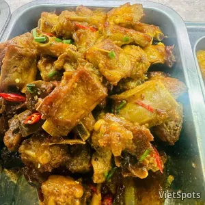 돼지갈비살 덮밥