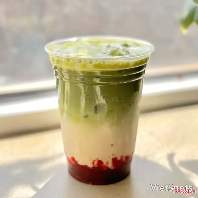 いちご抹茶ラテ