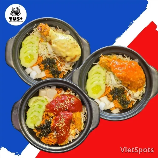 양념 크리스피 치킨 비빔면