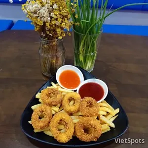 Курица с картофелем фри