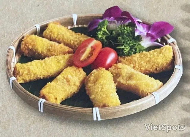 Cheese & Salted Egg Seafood Spring Rolls