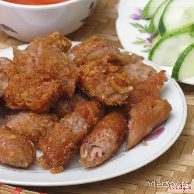 แหนมทอด