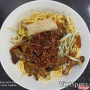 Vegetarian Dry Char Siu Noodles