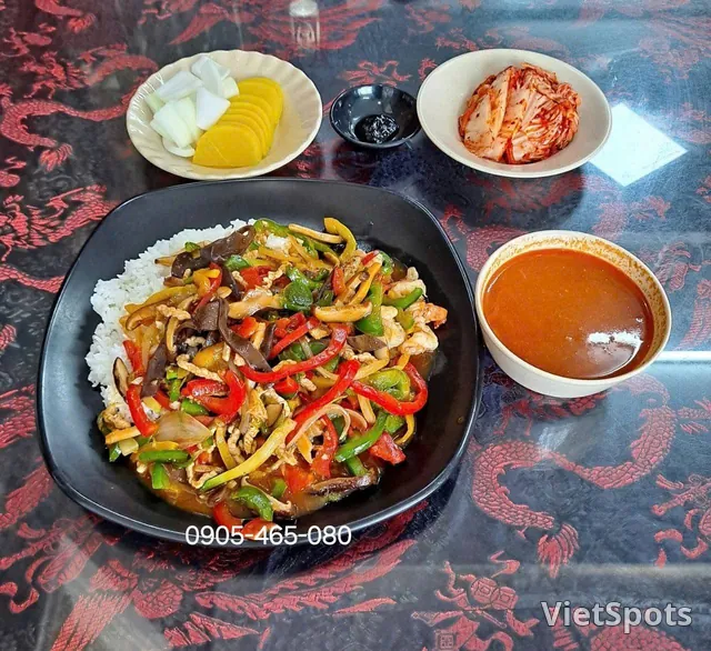 青椒肉絲飯