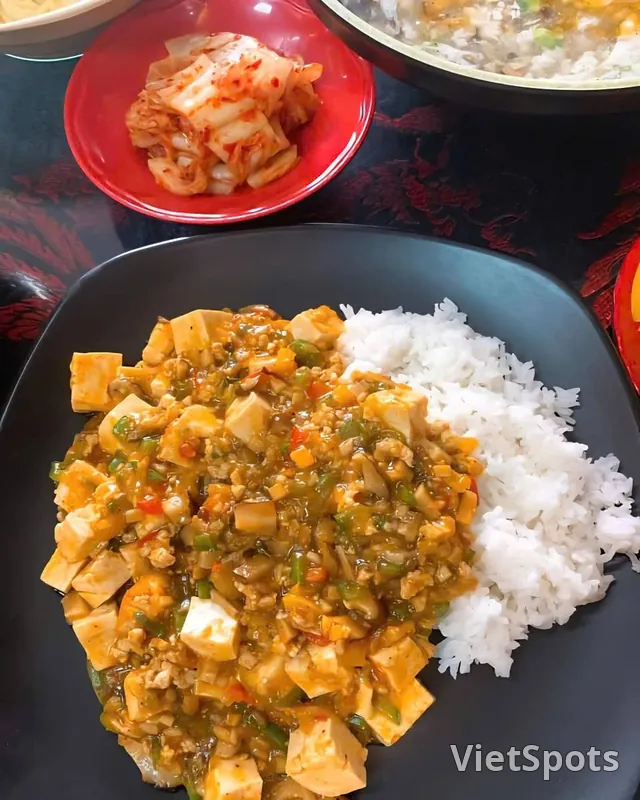 麻婆豆腐飯